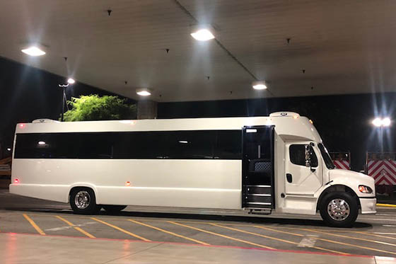 33-passenger bus exterior
