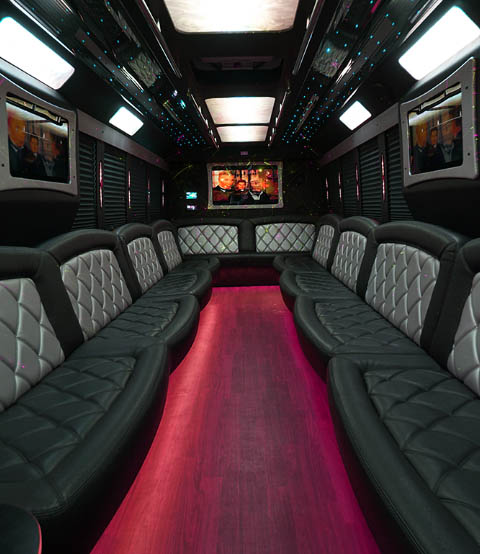 30 passenger bus interior