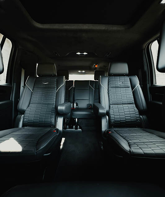 14 passenger party bus interior